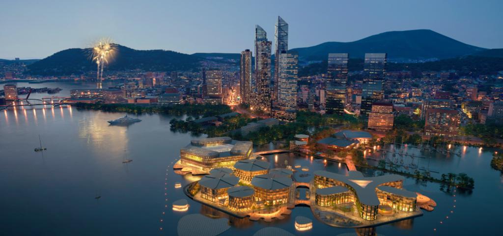 Oceanix Busan: Η πρώτη πλωτή πόλη στον κόσμο  Oceanix Busan: Η πρώτη πλωτή πόλη στον κόσμο