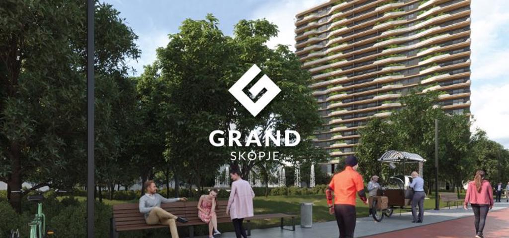 Construction works in the mixed use project Grand in Skopje Construction works in the mixed use project Grand in Skopje