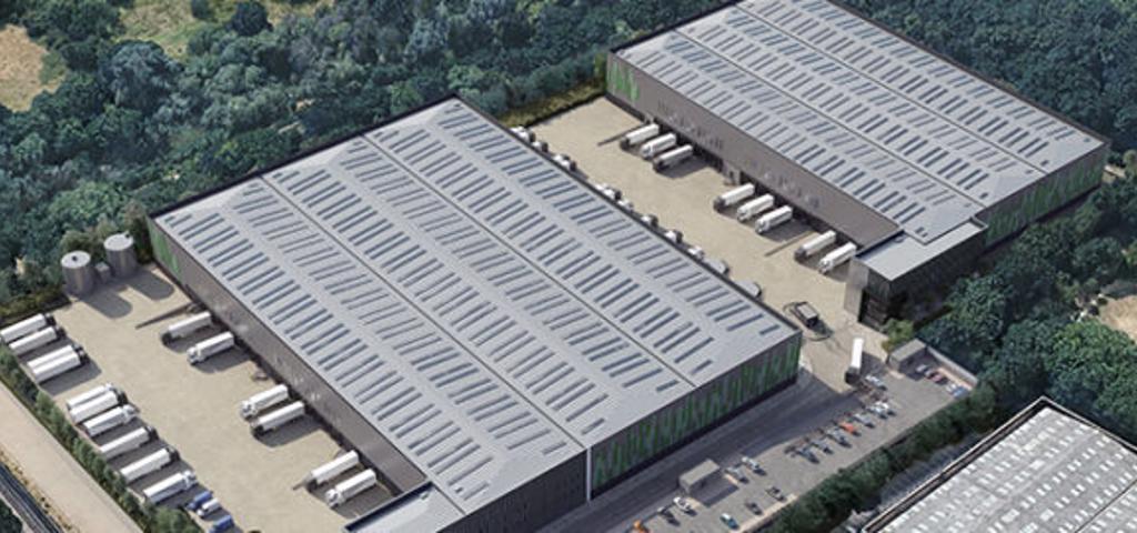 Large logistics development next to Heathrow Airport