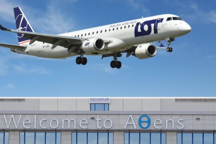 LOT Polish Airlines restarts direct Athens-Warsaw flights