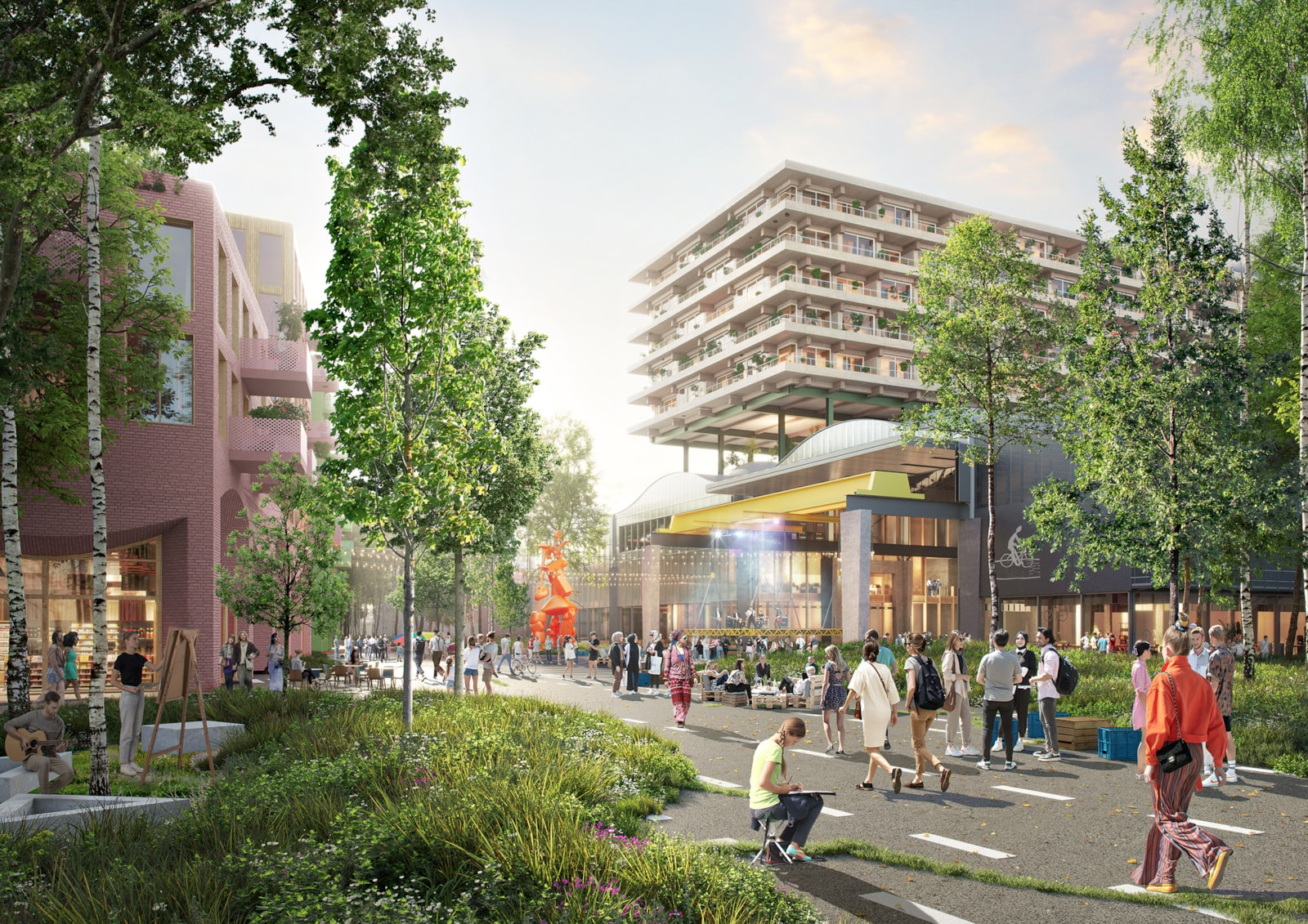 Νέα "βιώσιμη" γειτονιά στο Zwolle της Ολλανδίας σχεδιάζει η MVRDV