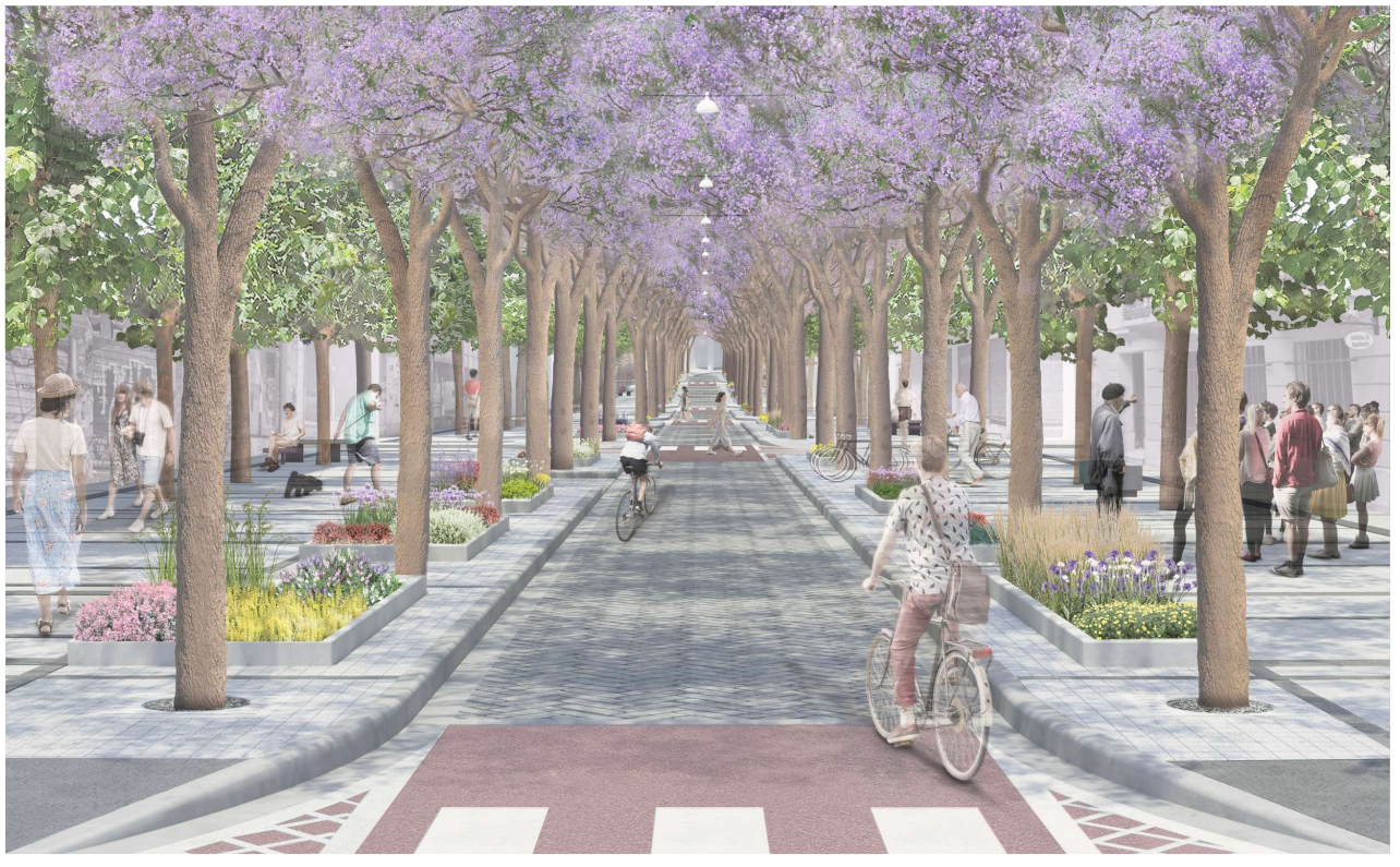 Tositsa street in Athenian center will be redeveloped into a "green route"