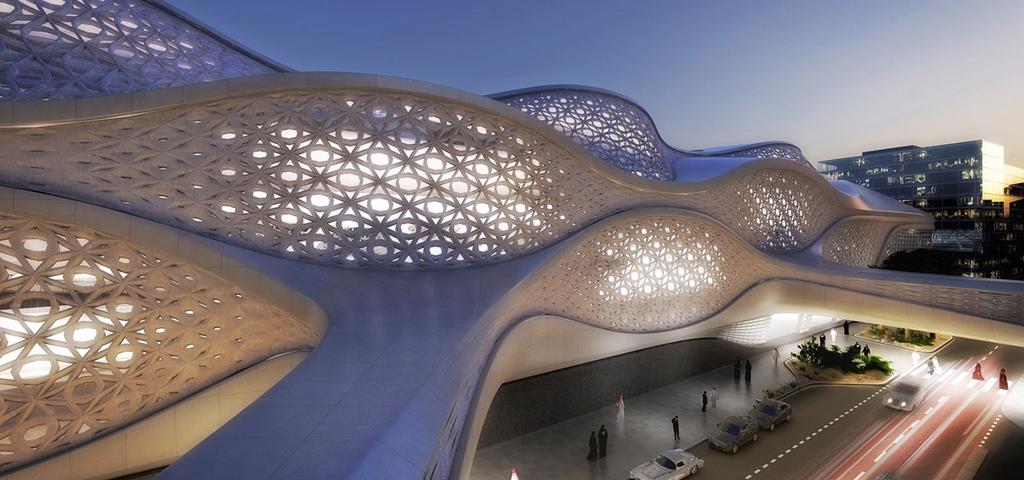 Cutting edge technology in Riyadh' new metro station