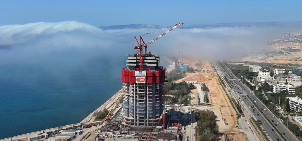 Riviera Tower hits 25th floor at The Ellinikon Riviera Tower hits 25th floor at The Ellinikon