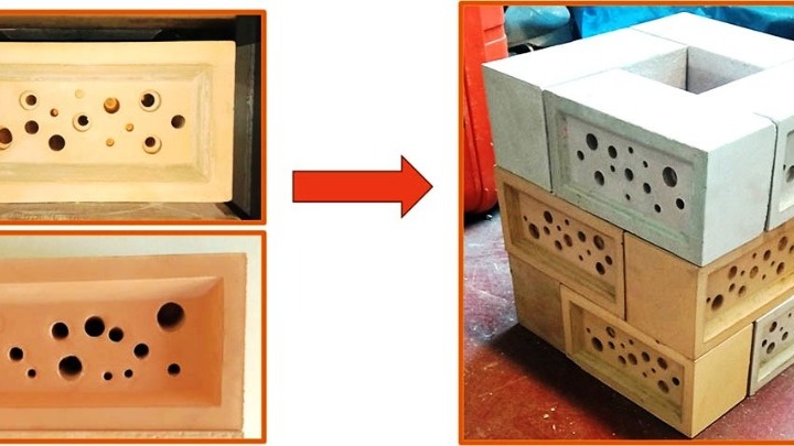 Καινοτόμο "τούβλο" μετατρέπεται σε οικοδομικό βιότοπο για μέλισσες