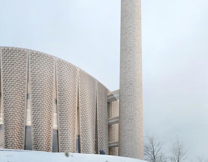 Luca Poian Forms architects unveiled the "Brick Veil"