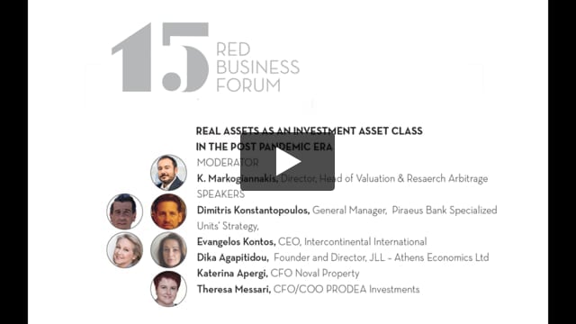 15th RED BF Real Assets as an Investment Asset Class in the post Pandemic Era