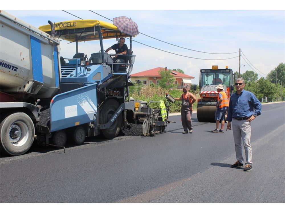 New electric lighting network on Malakasas - Oropou Avenue